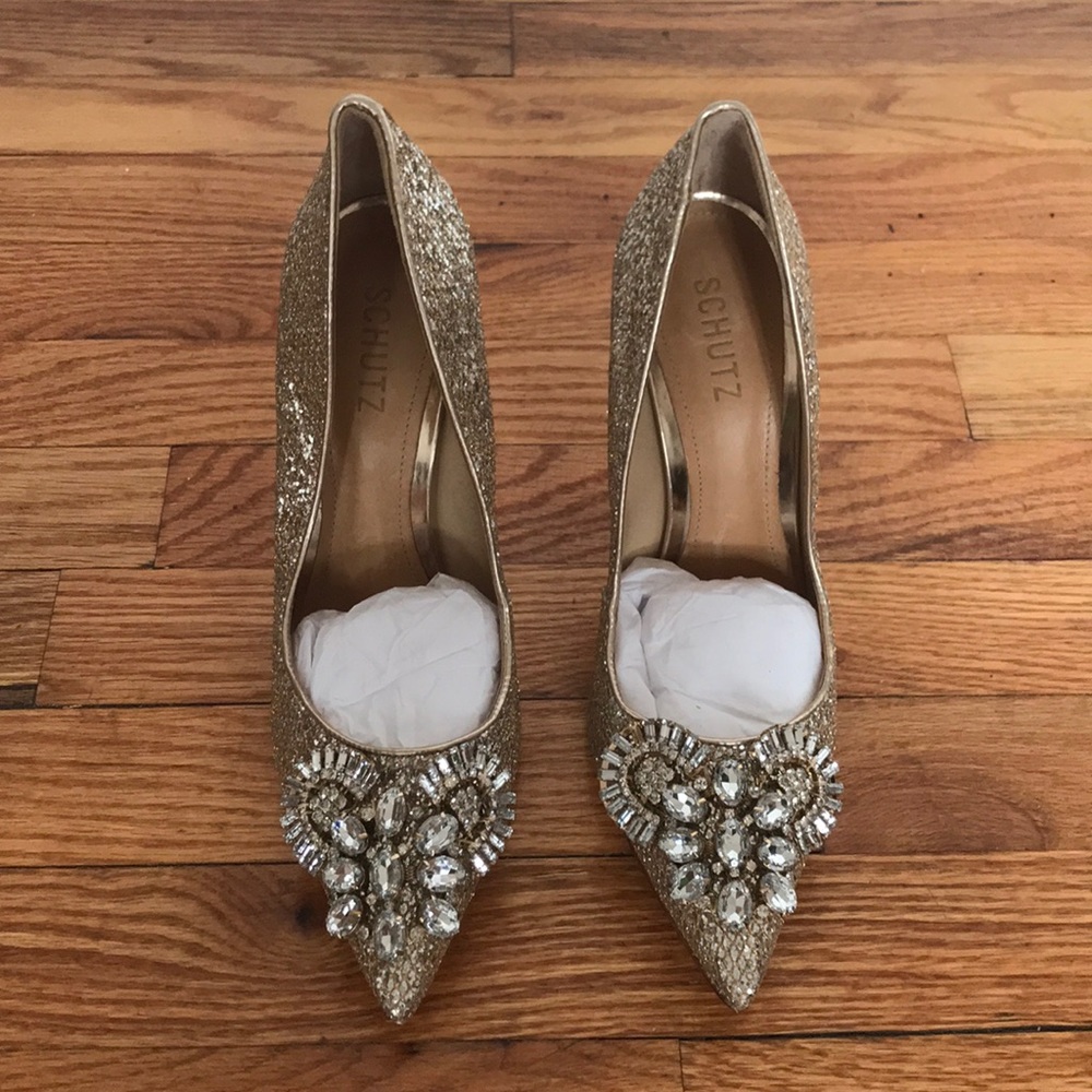 Schutz Crystal Pumps